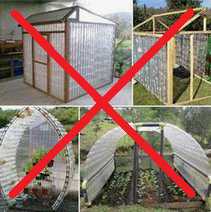 Treibh�user aus PET-Flaschen sind
                          hochgiftig, weil die PET-Flaschen
                          (Plastikflaschen) laufend Mikroplastik an die
                          Luft abgeben und die Luft verseuchen