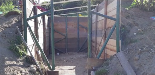 Sicht auf den Eingangsbereich mit
der Sicht bis zur Rückwand, Zoom Sicht auf den Eingangsbereich mit der
Sicht bis zur Rückwand, Zoom