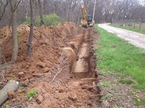 Baggerarbeiten 01 f�r die
                              generelle Grube