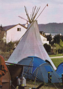 Das Tipi-Zelt in Grossformat