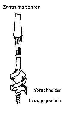 Zentrumsbohrer (Dinges / Worm S.43)