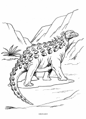 Dinosaurier: Ankylosaurier mit Zacken Dinosaurier: Ankylosaurier mit Zacken