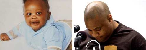 El niño Leonard Lovejoy (11 meses) de
Eastpointe (Michigan) fue matado por un Pitbull "de
la casa", y su tío Terrence Lovejoy lamentó que los
padres tendrían separarse de Pitbulls. El niño
Leonard Lovejoy (11 meses) de Eastpointe (Michigan) fue
matado por un Pitbull "de la casa", y su tío
Terrence Lovejoy lamentó que los padres tendrían separarse
de Pitbulls.