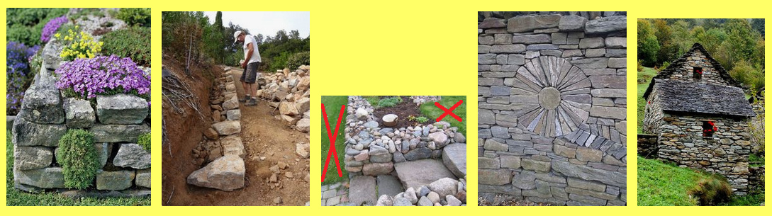 Trockenmauer 03 - Der Bau
                                          von Trockenmauern