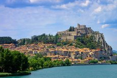 Sisteron mit
                  Fluss Durance