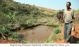 Die
                    Provinz Oromia in �thiopien, Bauer Mezgebu Tadesse
                    hat einen Fischteich