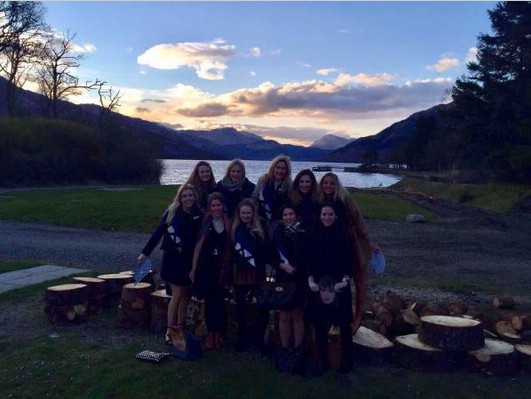 Schottland Loch Eck, Gruppenfoto 01