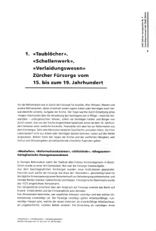 Thomas Huonker: "F�rsorge" in
                            Z�rich 1890 bis 1970; Sozialdepartement der
                            Stadt Z�rich 2002, S. 9