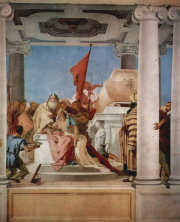 Opferung von Iphigenie f�r Griechenlands
                          Sieg gegen Troja. Giovanni Battista Tiepolo,
                          1757