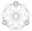 Kornkreis:
planetarisches Sternmandala -- crop circle:
planetary star mandala Kornkreis: planetarisches Sternmandala -- crop
circle: planetary star mandala