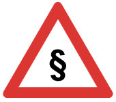 Paragraph-Warnschild. Kinder wollen keinen
                    Paragraphenwald zu Hause, denn dies blockiert die
                    Phantasie