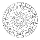 Mandala Rosettenfenster der
                              Kathedrale von Chartres, Nordfl�gel