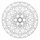Mandala Rosettenfenster, ohne
                              Ortsangabe