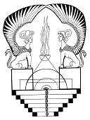 Erkenntnismandala: Sphinx und
                          Einweihungsweg in 7 Stufen