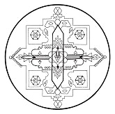 Persisches Mandala: Ornamentik