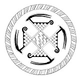 Sumerisches Mandala: Wassergott Ea,
                          Ziege, Fisch und Wasser