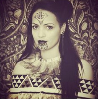 Maori-Frau, Ureinwohner von Neuseeland