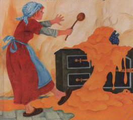 M�rchen: Der s�sse Brei: Wenn man vergisst, das
                T�pfchen auszuschalten, quillt alles mit Brei voll