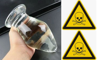 Criminal anal sex toy 01, a giant plug as
              big as a man's hand