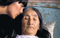 La hija al lecho de
                            muerte de la madre