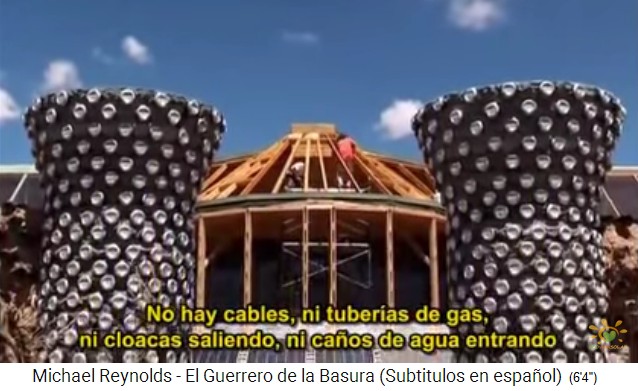 An Earthship under construction, entrance
area An Earthship under construction,
entrance area