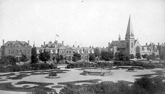 Arbeiterstadt Pullman bei Chicago,
                            Illinois.