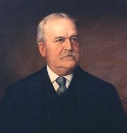 John Davis Long, Marineminister,
                              wird von Kriegshetzern best�rmt, die
                              "USA" br�uchten neue Territorien
                              f�r den Aussenhandel...