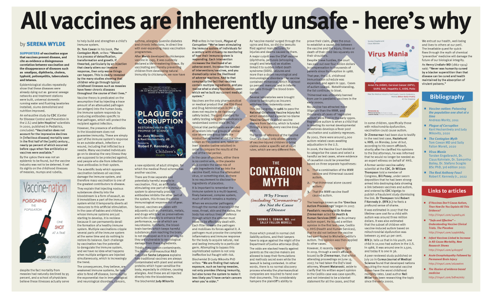 Alle Impfungen sind unsicher - all
                vaccinations are unsafe