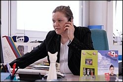 Zoffstopp-Leiterin Bianca Jasmund am Telefon