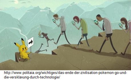 Handysucht f�hrt in den
                Absturz die Klippe runter, entweder durch Selfie oder
                durch Handy-Schulden