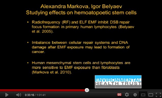 Kurzwellenfrequenzstrahlung zerstört den
Reparationsmechanismus der Zellen Kurzwellenfrequenzstrahlung zerstört den
Reparationsmechanismus der Zellen
