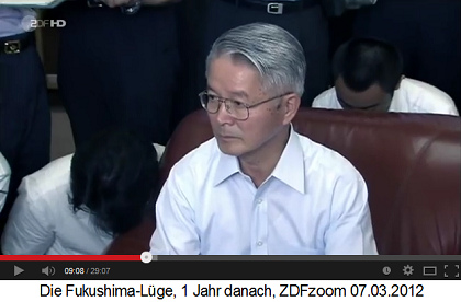 Tsunehisa Katsumata, der
                Versager wird der neue "Pr�sident" bei Tepco