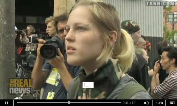 Die junge Frau, die sich
                            "Mystery" nannte, kann gar nichts
                            mehr sagen