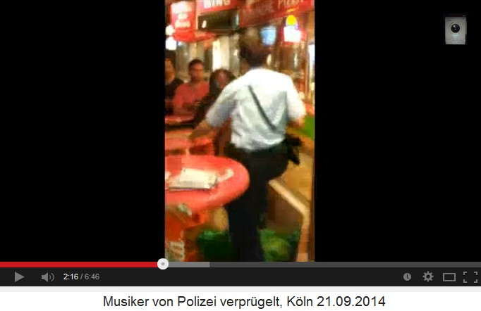 Ein zweiter Scharia-Polizist packt
                              die S�ngerin 07