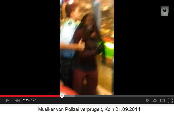 Ein zweiter Scharia-Polizist packt
                              die S�ngerin 09