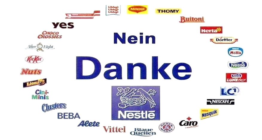 Das Firmennetz der hochkriminellen Firma
Nestlé, Stand 2018, Grafik Das Firmennetz der
hochkriminellen Firma Nestlé, Stand 2018, Grafik