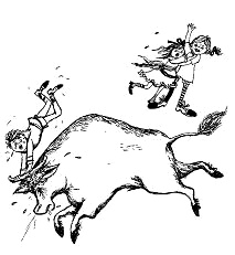 Auf der Suche nach Herrn Nilsson nimmt ein
                      Stier den Thomas auf seine H�rner