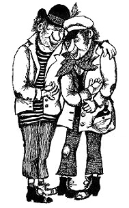 Gl�ckliche Einbrecher: Pippi hat ihnen ein
                      Goldst�ck gegeben