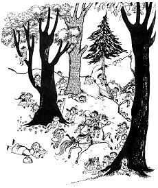 Pippi Langstrumpf spielt ein kinderfangendes
                      Ungeheuer