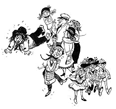 Pippi Langstrumpf bezwingt Landstreicher
                      Laban, der mit vielen W�rsten jongliert hat und
                      dabei viele hat zu Boden fallen lassen