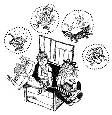 Pippis Langstrumpf erfindet Geschichten, wenn
                      es draussen regnet