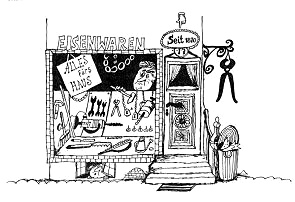 Pippi Langstrumpf fragte den
                      Metallwarenh�ndler, ob er einen "Spunk"
                      hat.