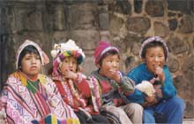 "Amerikanische" Kinder, Beispiel Peru