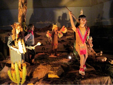 Theme railway in Ibbenbueren 05,
                              scenery with natives in the desert in
                              "America"