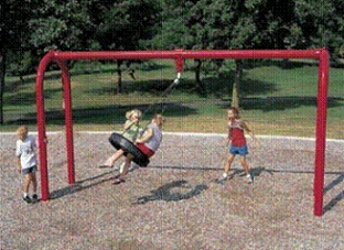 Tire
                            swing 09 at King School in Winnipeg, Canada