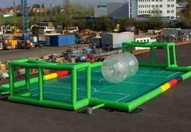 Inflatable soccer
                              field 01, Oppermann Events, Germany