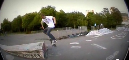 Salto
                          en la rampa de saltos 02, distrito de Horfield
                          en Bristol, Inglaterra