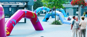 Spielschlange 05 im
                            Stadtzentrum von Velbert, Deutschland