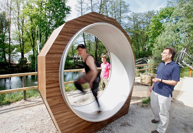 Hamsterrad 03 auf dem
                            Sportplatz W�hrder Wiese in N�rnberg