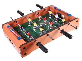 Mini-Fussballkasten f�r 2
                                      Spieler ohne Torh�ter